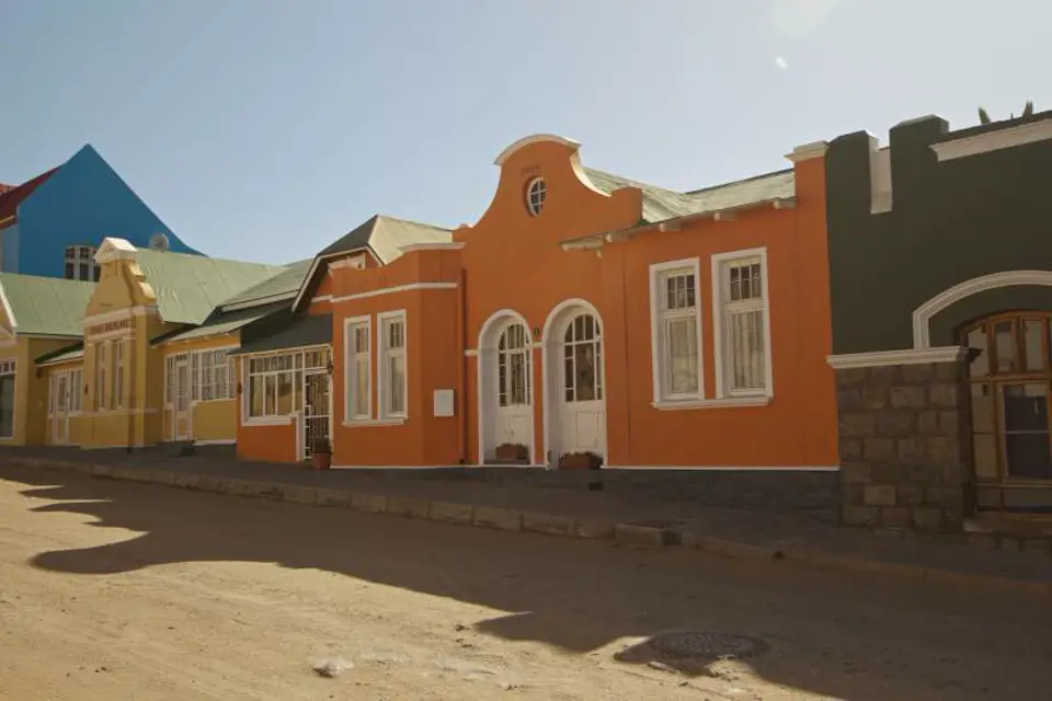 A semi-detached house in Namibia